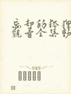 忘却的狐狸免费观看全集动漫樱花封面