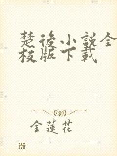 楚后小说全集精校版下载