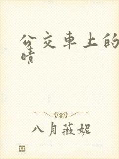 公交车上的诗请晴