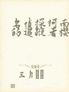 名侦探柯南漆黑的追踪者樱花动漫封面