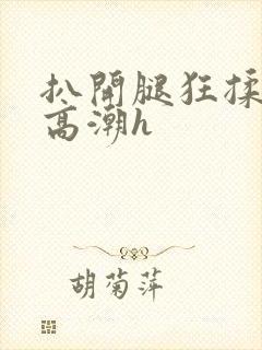 扒开腿狂揉花蒂高潮h封面