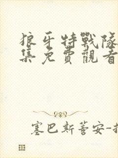 狼牙特战队42集免费观看