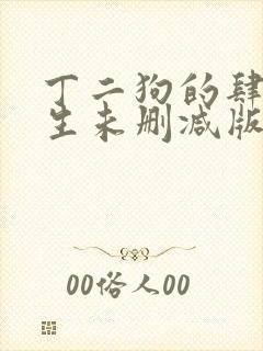 丁二狗的肆意人生未删减版小说封面