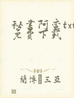 秘书阿蛮txt免费下载
