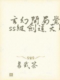 玄幻开局觉醒sss级剑道天赋