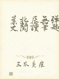 叶北辰无弹窗全文阅读笔趣阁