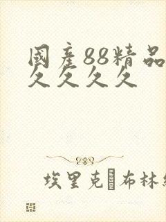 国产88精品久久久久久