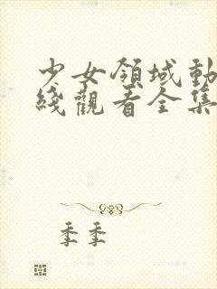 少女领域动漫在线观看全集高清封面