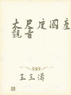 大尺度国产在线观看