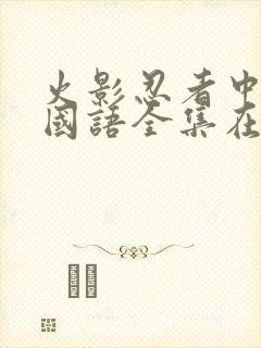 火影忍者中文版国语全集在线观看