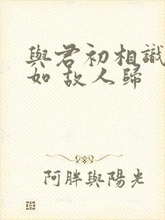 与君初相识 犹如 故人归