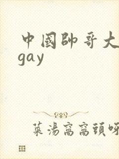 中国帅哥大尺度gay