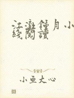 江澈钟月小说在线阅读