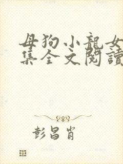母狗小龙女传续集全文阅读