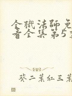 全职法师免费观看全集第5季