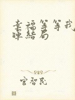 幸福等等我王朝晖结局