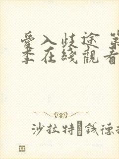 爱入歧途 第1季在线观看全集免费播放