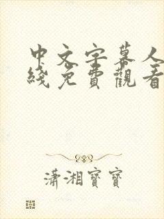 中文字幕人妻在线免费观看