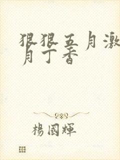 狠狠五月激情六月丁香