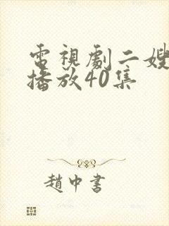 电视剧二嫂全集播放40集