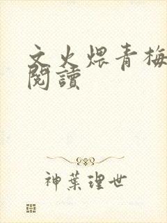 文火煨青梅免费阅读