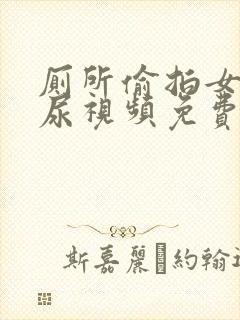 厕所偷拍女人撒尿视频免费