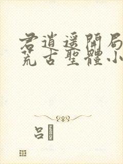 君逍遥开局签到荒古圣体小说免费阅读