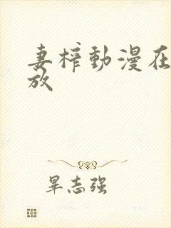 妻榨动漫在线播放