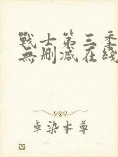 战士第三季美剧无删减在线播放