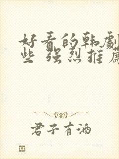 好看的韩剧有哪些 强烈推荐