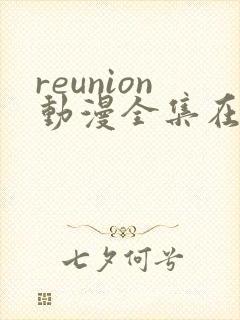 reunion动漫全集在线观看封面