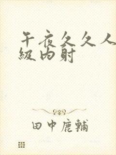 午夜久久人妻一级内射