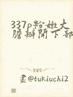 337p粉嫩大胆瓣开下部尤物封面