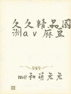 久久精品国产亚洲aⅴ麻豆封面