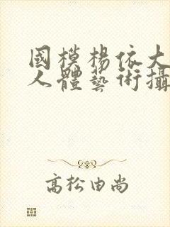 国模杨依大尺度人体艺术摄影封面