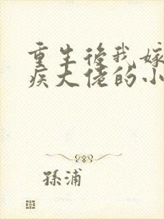 重生后我嫁给残疾大佬的小说