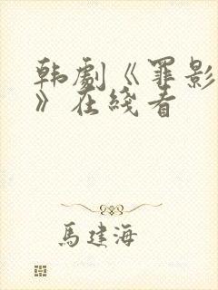 韩剧《罪影权杀》在线看