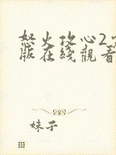 怒火攻心2完整版在线观看完整免费高清封面