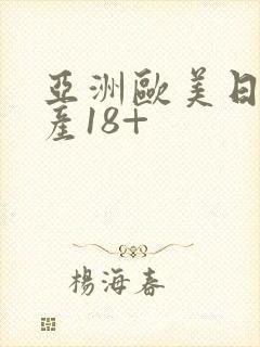 亚洲欧美日韩国产18+封面