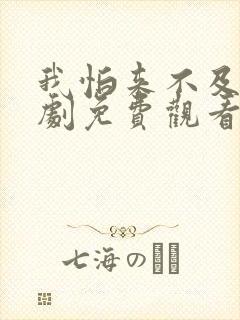 我怕来不及电视剧免费观看完整版封面