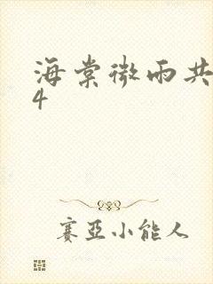 海棠微雨共归途4封面