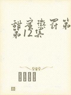 甜蜜惩罚第一季第12集