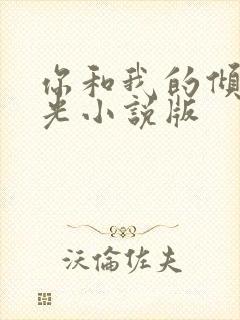 你和我的倾城时光小说版