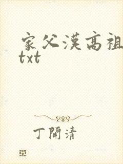 家父汉高祖下载txt