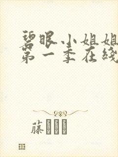 碧眼小姐姐动漫第一季在线观看视频