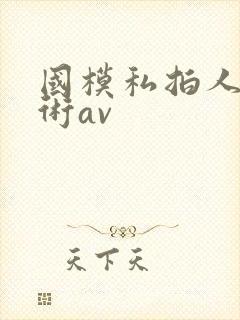 国模私拍人体艺术av封面