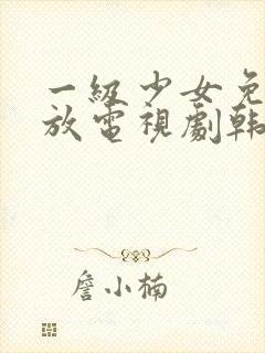 一级少女免费播放电视剧韩剧