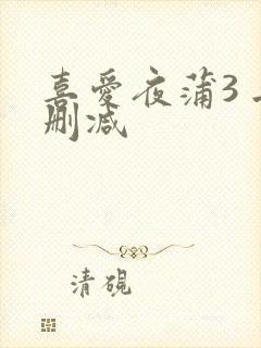 喜爱夜蒲3 无删减