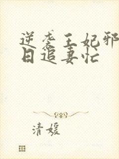 逆袭王妃邪王日日追妻忙