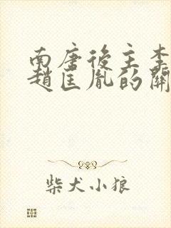 南唐后主李煜和赵匡胤的关系封面